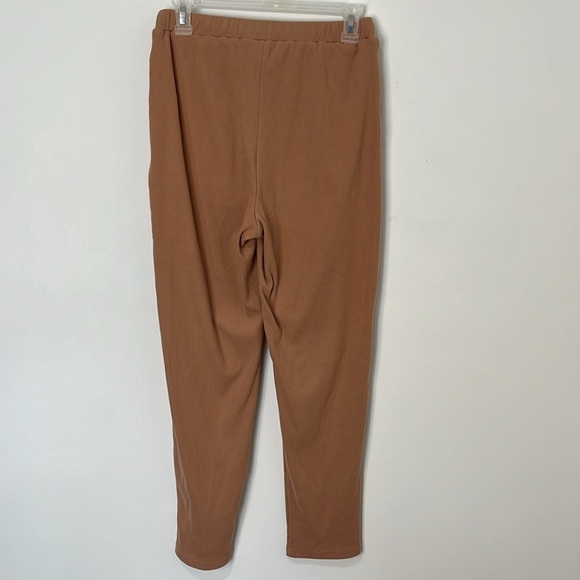 Allie Rose Loungewear Matching Set Women's Size Small Pink Ribbed Hoodie Pants - Picture 7 of 16